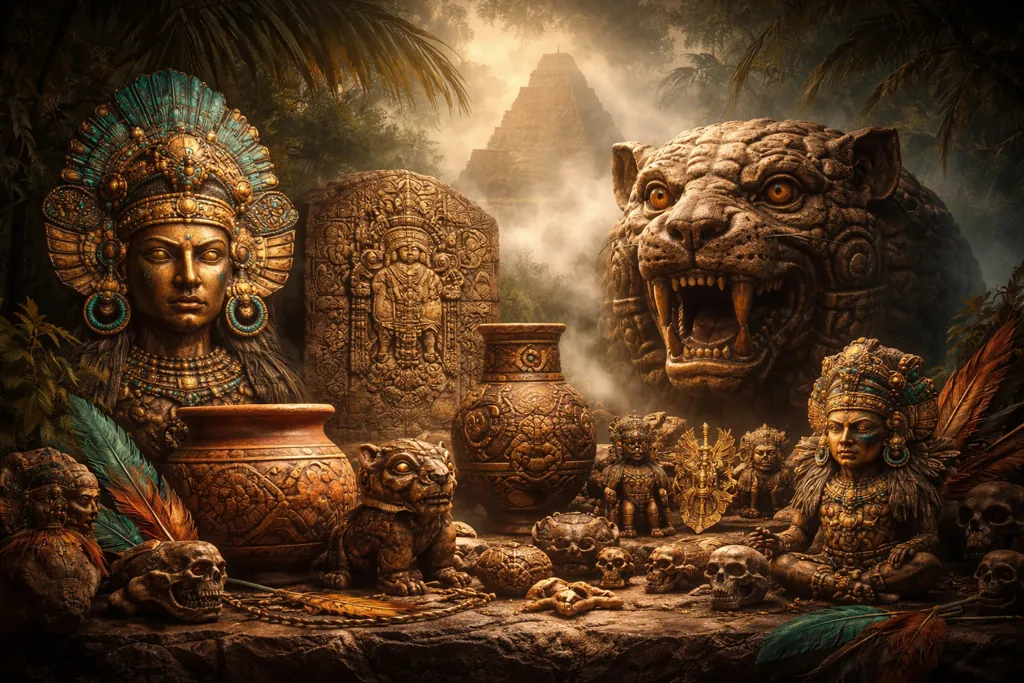 Arte y escultura como vehículo mitológico precolombino