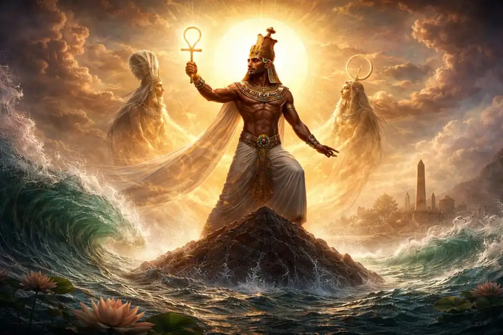 Atum y el origen del universo en la cosmogonía egipcia Atum y el origen del universo en la cosmogonía egipcia