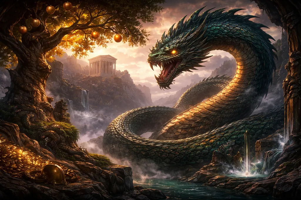 Dragones en la mitología griega: guardianes y símbolos Dragones en la mitología griega: guardianes y símbolos