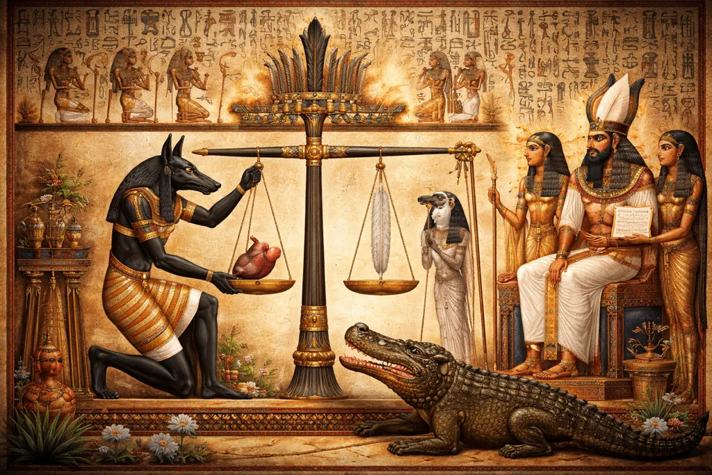 El juicio de los muertos y la balanza de Ma’at