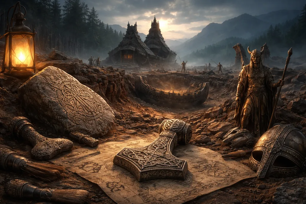 Hallazgos arqueológicos recientes relacionados con la mitología nórdica