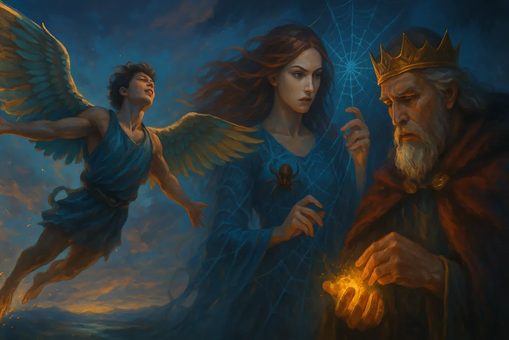 Ícaro, Aracne y Midas: advertencias sobre la soberbia y la codicia