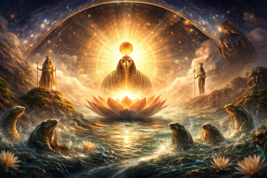 La historia de la creación según los mitos egipcios