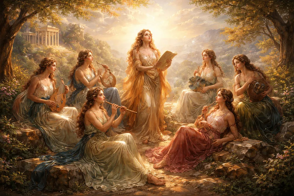 Las musas: inspiración divina en las artes
