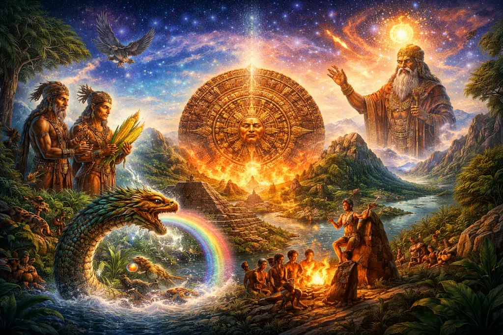 Mitos cosmogónicos precolombinos: origen del universo
