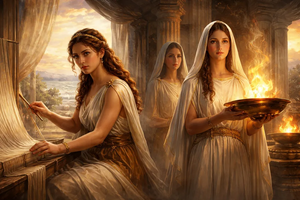 Penélope y las vestales: símbolos de resistencia y autoridad femenina Penélope y las vestales: símbolos de resistencia y autoridad femenina