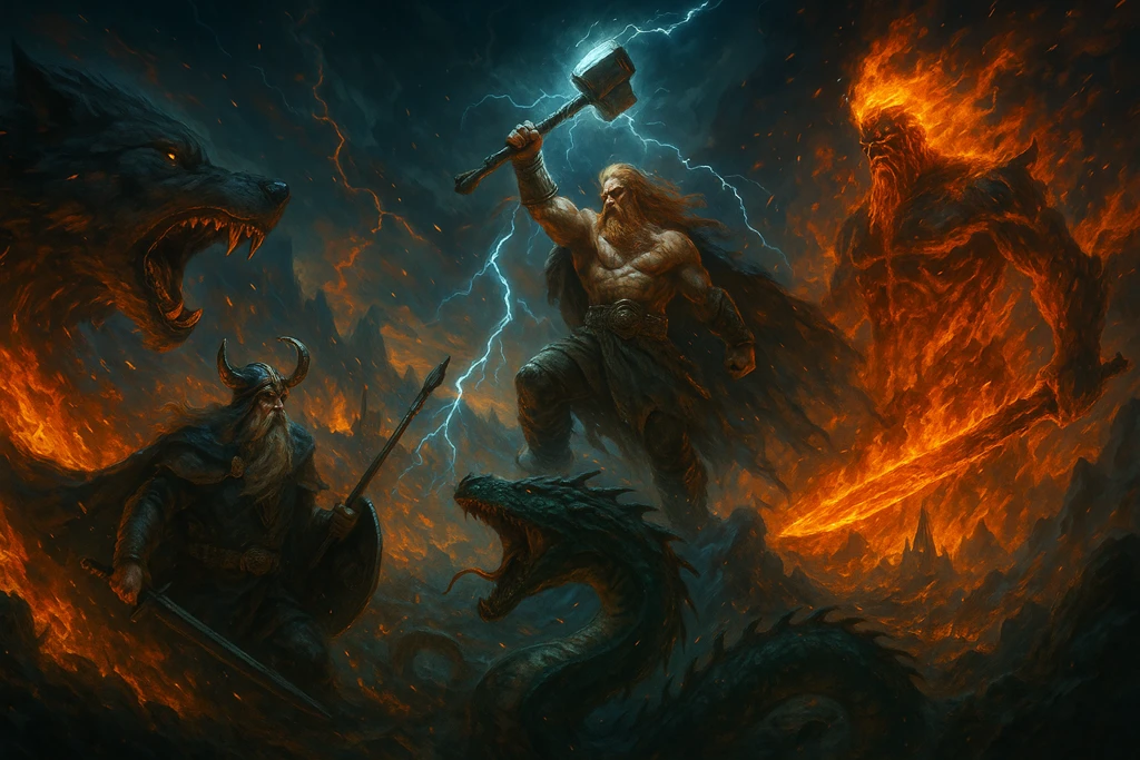 Ragnarök: El fin y el renacimiento del mundo 🌌🔥🌿